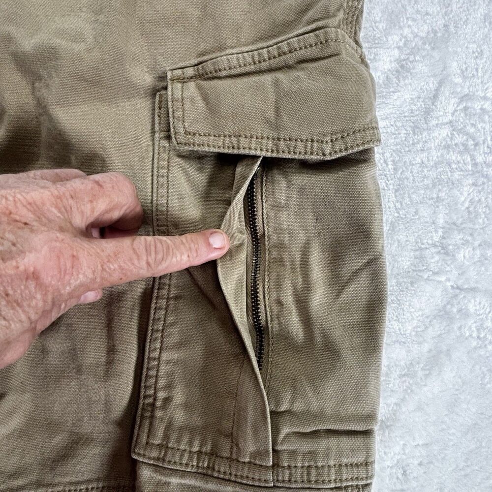 Carhartt Men's Force Relaxed Fit Ripstop Cargo Work Shots Size 32 Tan Bangladesh - Picture 4 of 15